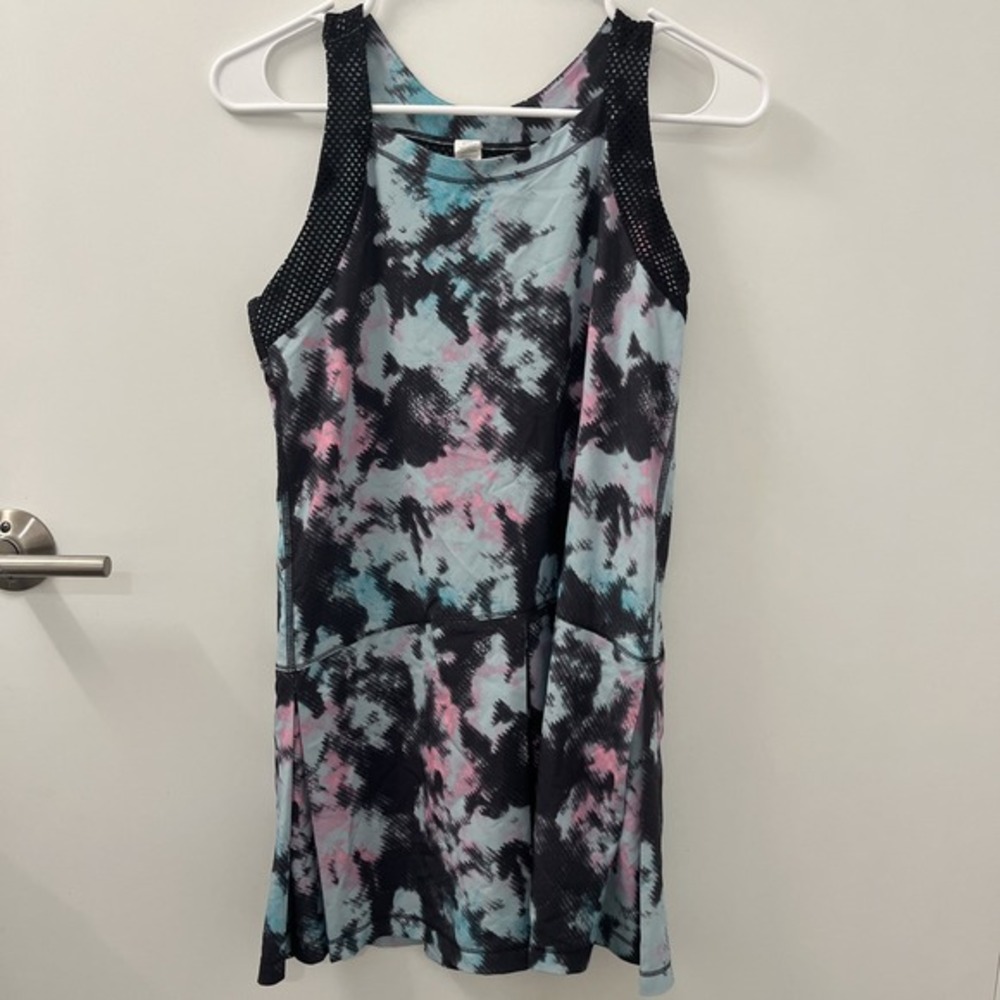 Ivivva Lululemon Girls Gain Traction Athletic Batik Print Tennis Dress Size‎ 14